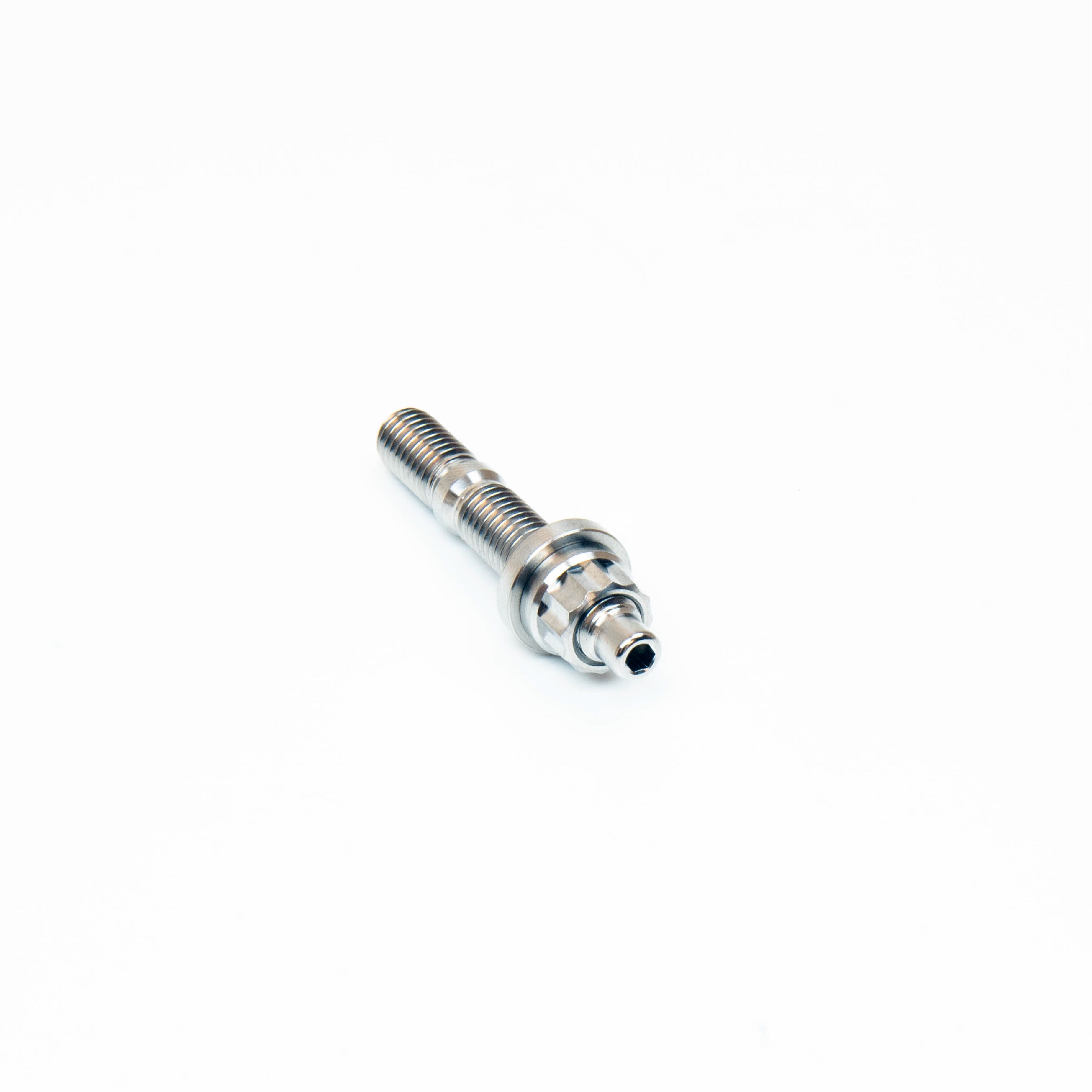 SpeedFactory Racing Titanium M8 x 1.25mm x 55mm Intake or Exhaust Manifold Stud / Nut / Washer (Single Stud Set)