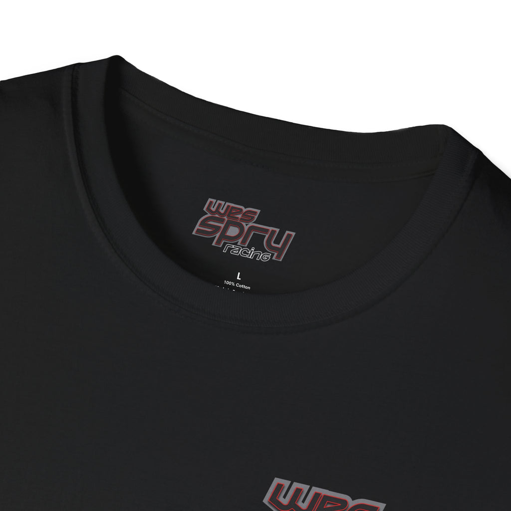EDRU Emblem T-Shirt | Small Chest Logo, Black Graphic Tee
