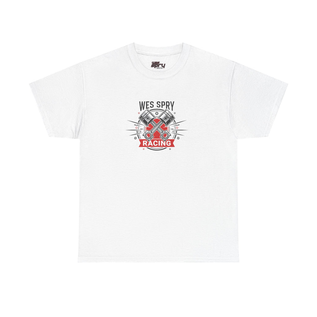 Racing Helmet Tee — "Wes Spry Racing" Vintage Motorsports T‑Shirt