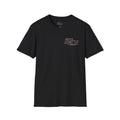 EDRU Emblem T-Shirt | Small Chest Logo, Black Graphic Tee