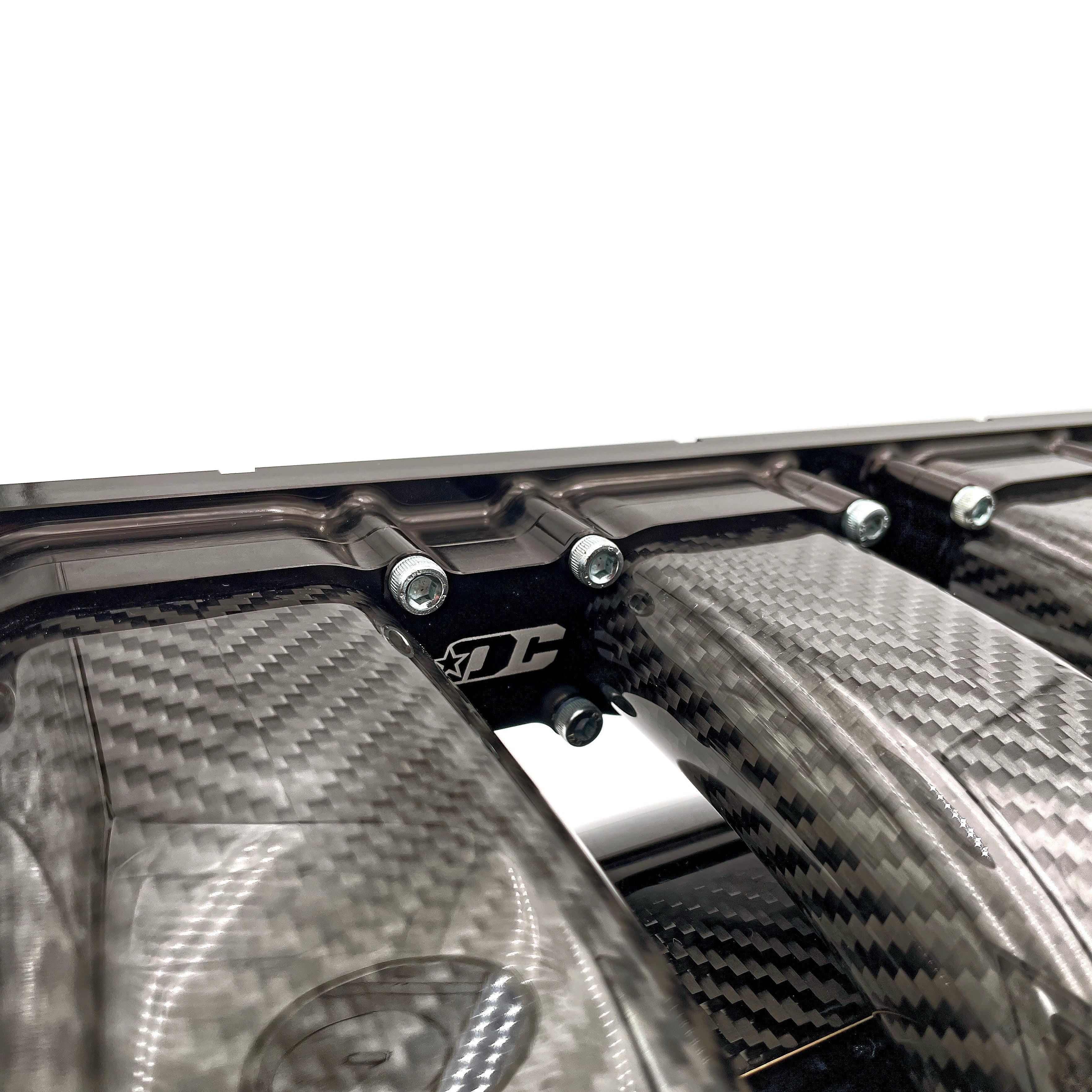 Honda type r fk8 carbon fiber intake manifold close up