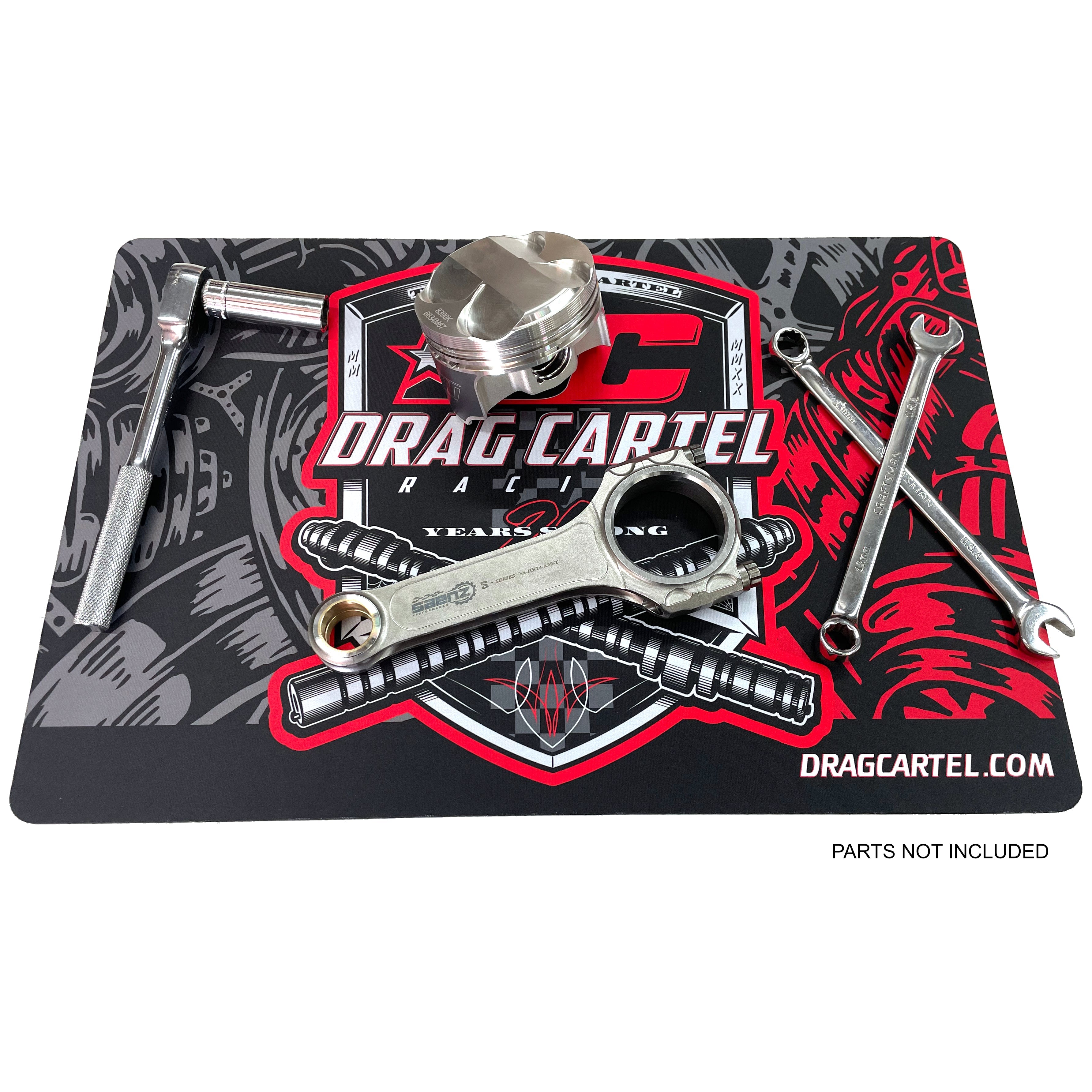 DRAG CARTEL OVERSIZED WORKSHOP COUNTER MAT 12 X 18