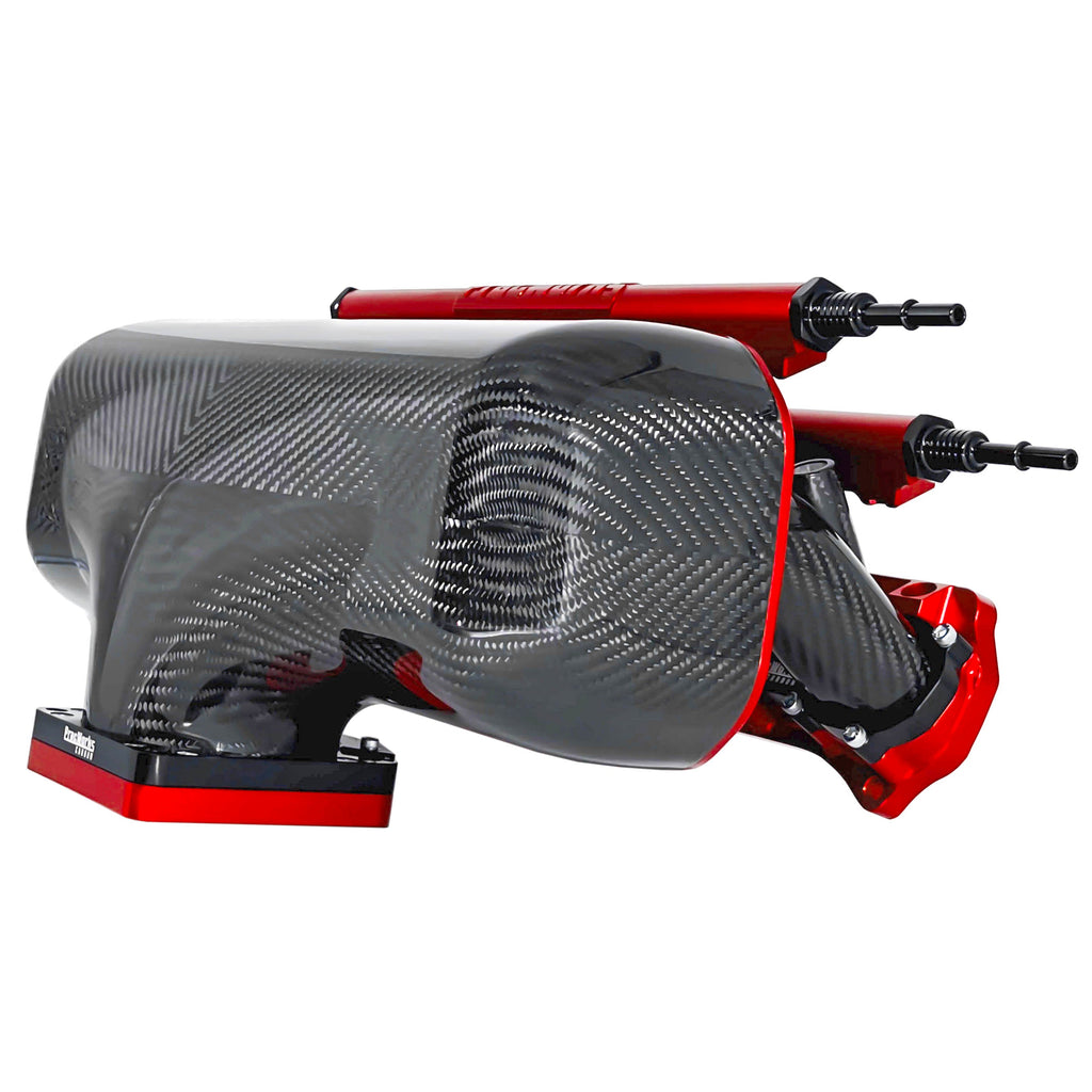 K-SERIES CARBON FIBER INTAKE MANIFOLD DUAL INJECTOR CENTERFEED