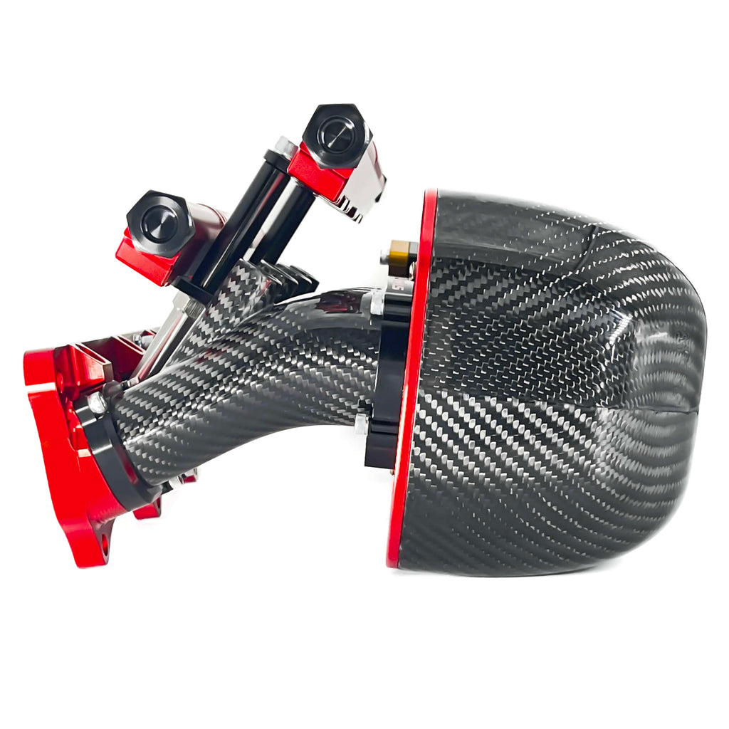 K-SERIES CARBON FIBER DUAL INJECTOR INTAKE MANIFOLD 20° PLENUM