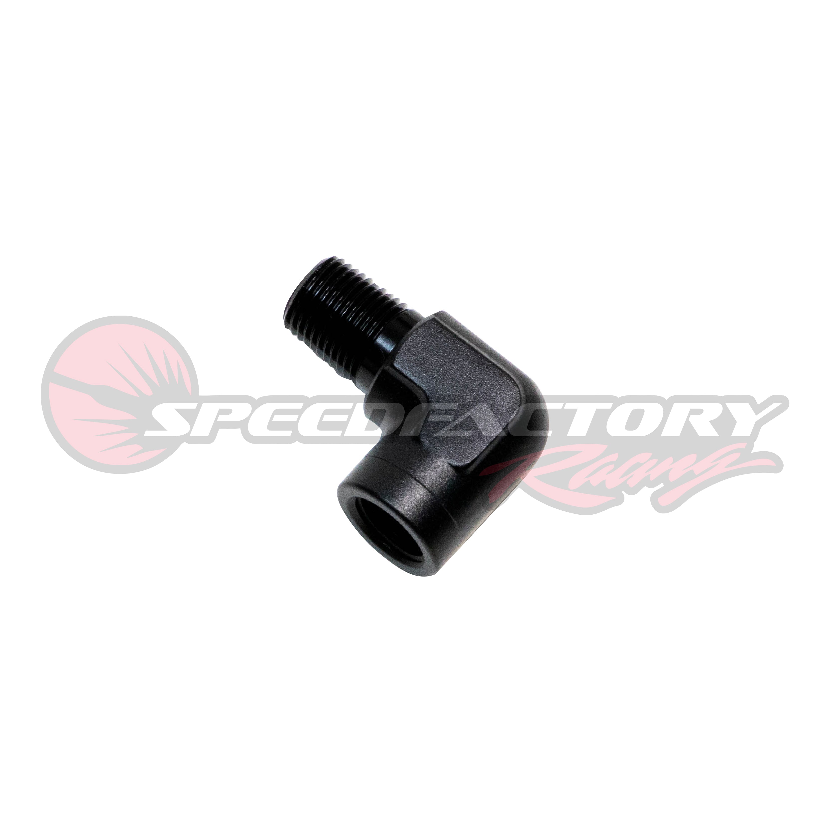SpeedFactory Racing 1/8" NPT Female to 1/8" NPT Male 90 Degree Adapter Fitting