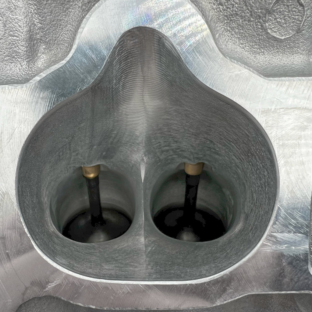 K-series CARTEL CNC HEAD - RBB STREET/STRIP SERIES intake close up