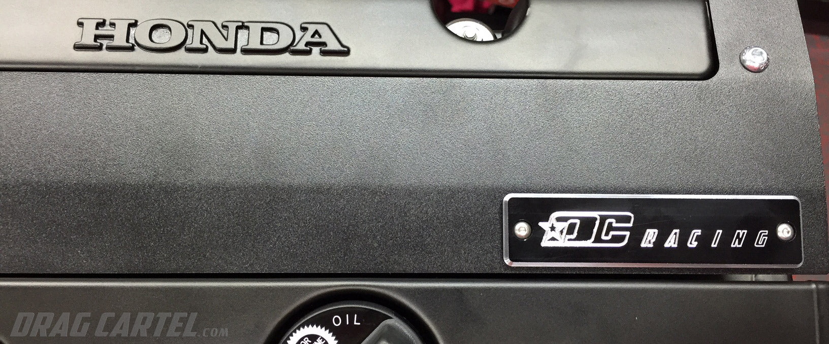 DRAG CARTEL LOGO PLATE k-tuned coil pack cover