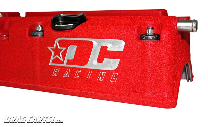 k24 red valve cover with DC logo