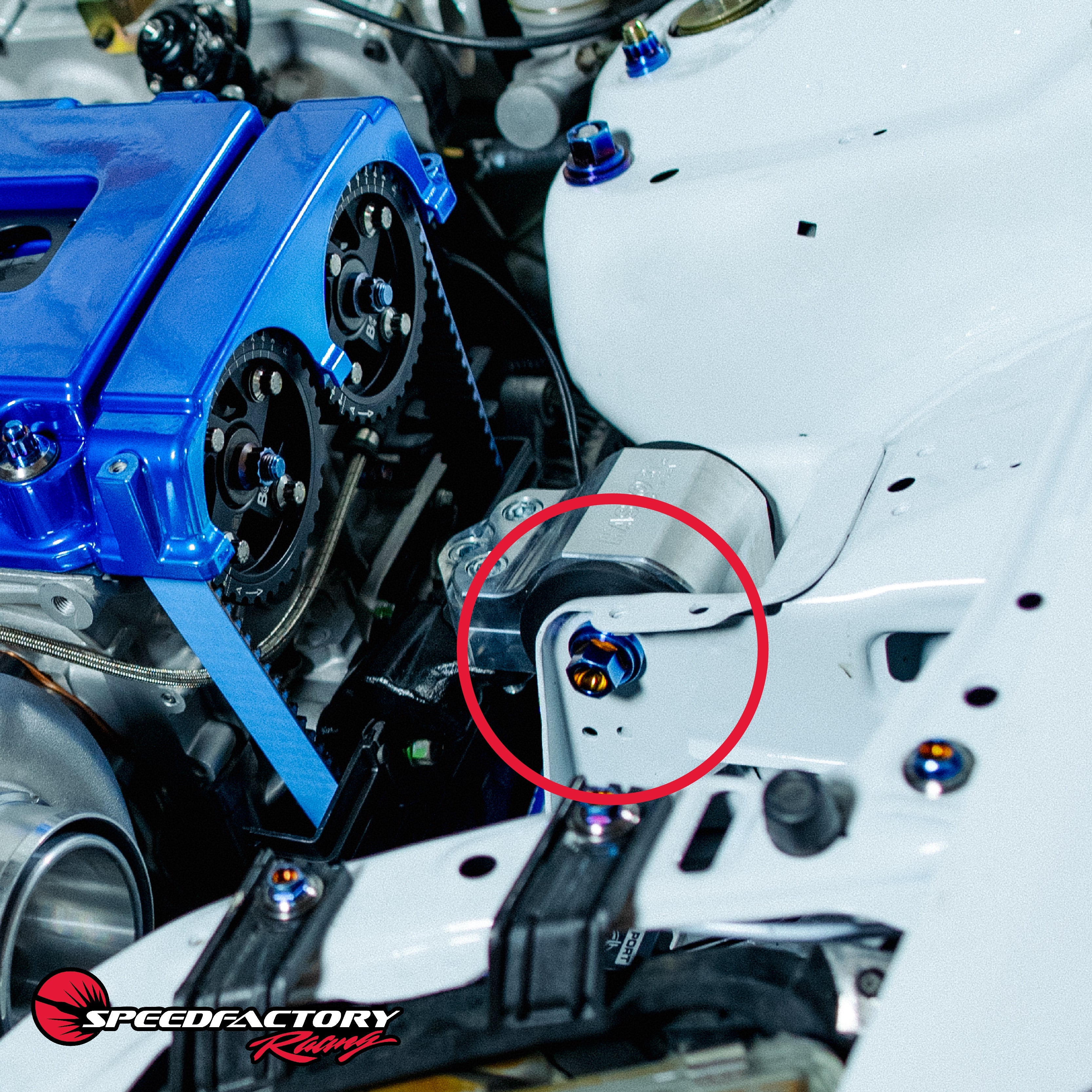 SpeedFactory Racing Titanium EG / DC / EK Engine Mount Hardware Kits